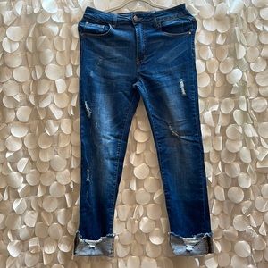 Risen jeans, straight leg, size 9/29